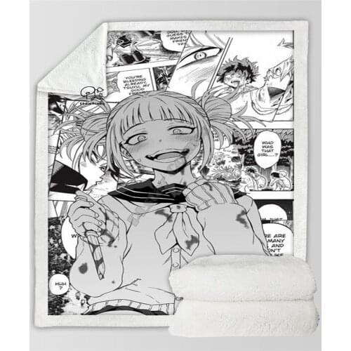 Plstar Cosmos Anime girl sexy Re Zero Rem Manga character Blanket 3D print Sherpa Blanket on Bed Home Textiles Dreamlike style-2