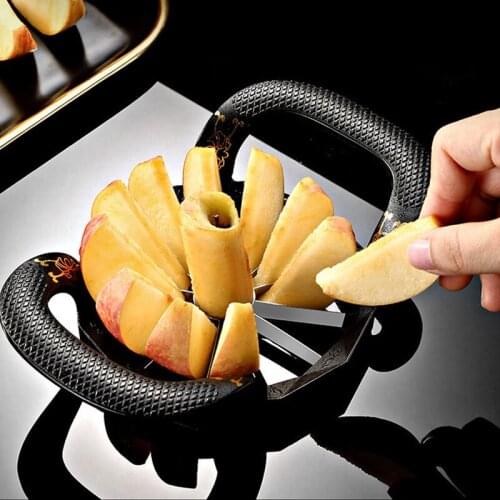 Apple Cutter Slicer Vegetable Fruit Tools Kitchen Gadgets 304 Stainless Steel 8-Blade 12-Blade Easy Cut Slicer Cutter
