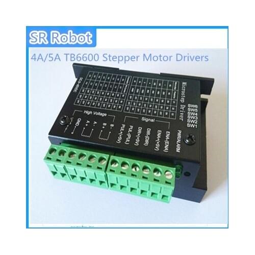 Robot Motor Driver 4A/5A TB6600 Stepper Motor Drivers Controller 42/57/86 Phase Hybrid Stepper Motor HY-DIV268N Driver Diy RC To