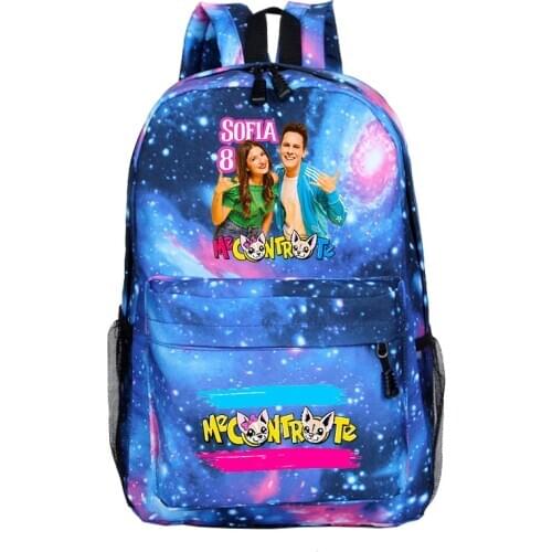 New Kids SchoolBag for Girls Polyester Me Contro Te Backpack Women Teenage Fashion Travel Backpack Boys Bookbag Boys School Bags