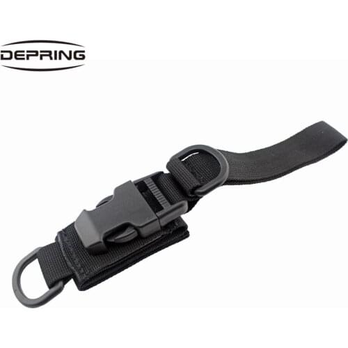 Tactical Outdoor Carabiner Multi-purpose Durable EDC Waist Keychain Buckle Hook Molle Backpack Webbing Buckle for Hunting Hiking