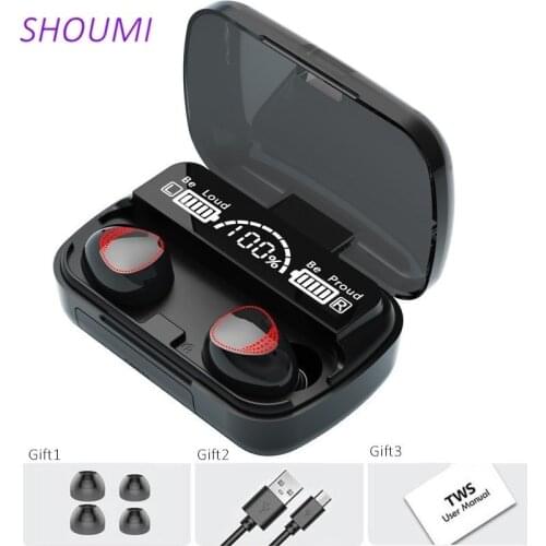 3200mA TWS Wireless Headphones Bluetooth V5.1 Earphones Sports Earbuds Hifi Stereo Waterproof Touch Control LED Display Headset