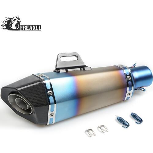 36-51MM Universal Motorcycle Exhaust Pipe muffler Dirt Bike With DB Killer For Yamaha XMAX 300 BMW R1200GS F800GS R 1200 GS RR S