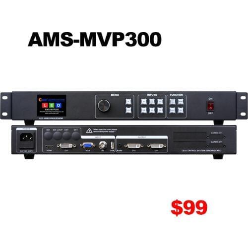 MVP300 video controller with audio & video sync out like vdwall lvp100 support 1920*1080 pixels led wall display video processor
