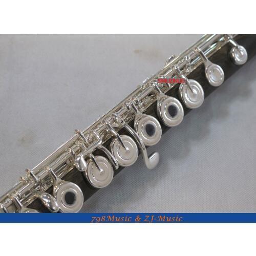 Green Sandalwood Flute-B foot-Open Hole-Split-E-Inline-G-American Headjoint-With case