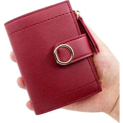 Women Wallets 2021 New Fashion Short Ladies Coin Purse Wallets for Female Card Holder Clutch Small Woman Wallet