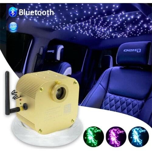 16 Colors Multifunctional Starry Sky Projector Bluetooth APP RF Remote Control Galaxy Light Interior Decoration Atmosphere Light