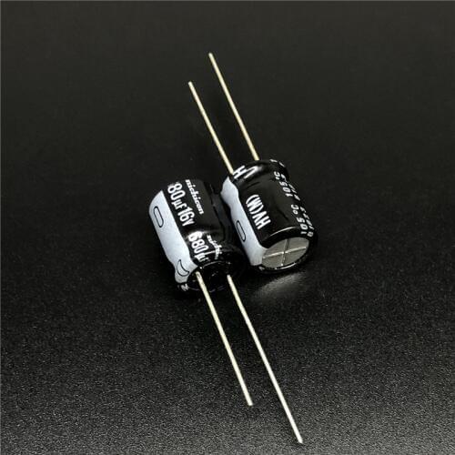 5pcs/50pcs 680uF 16V NICHICON HV Series 10x12.5 High Ripple Current Low Impedance 16V680uF Aluminum Electrolytic Capacitor