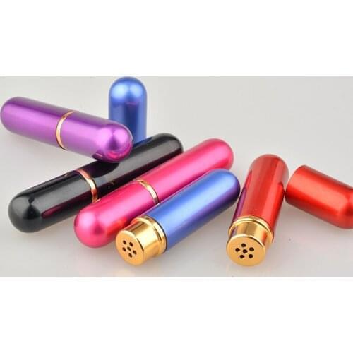 500pcs Mini Portable Aluminum Aromatherapy Perfume Bottle Empty Cosmetic Container For Travel by DHL