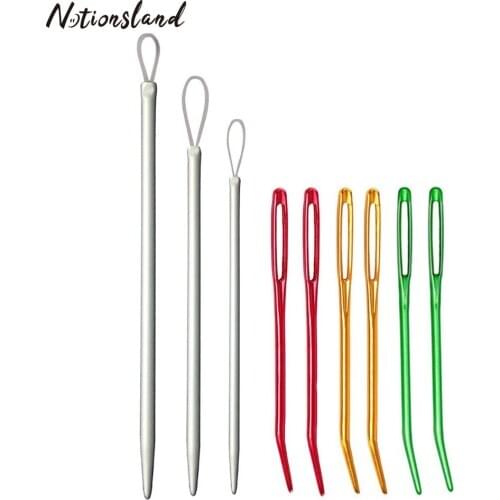 9pcs Yarn Needle Wool Needles Set Large Eye Blunt Needles for Weave Knitting Hand DIY Craft Sewing Embroidery Tool
