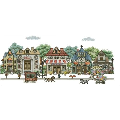 Free delivery Top Quality lovely beautiful counted cross stitch kit lover house home, sweet house home