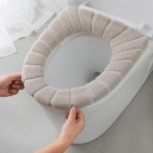 Bathroom Toilet Seat Cover Toilet Accessories Washable Closestool Standard Pumpkin Pattern Toilet Seat Cover Soft Cushion