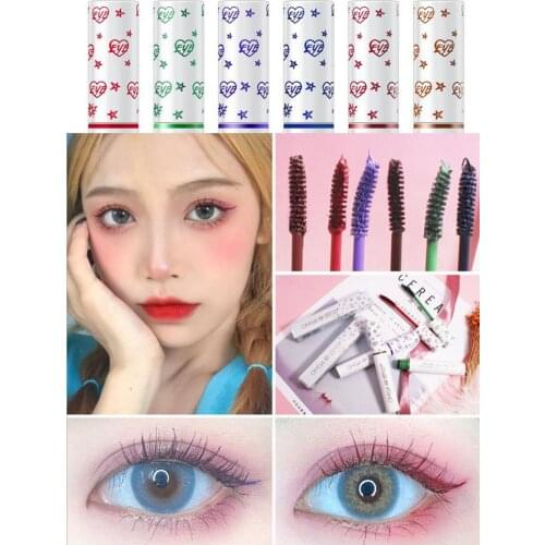 Colored Mascara Skin-friendly Easy to Apply Mascara Great Gifts Skin-friendly Natural Moisturizing