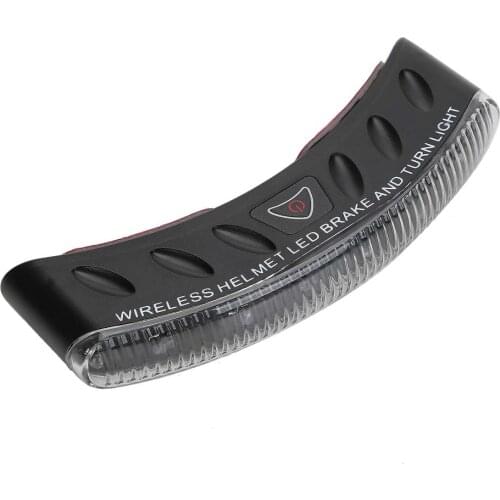 Motorcycle Helmet Wireless Turn Signal LED Running Brake Light Turn Signal Stop Safety Light Brake Light for Harley Honda Suzuki