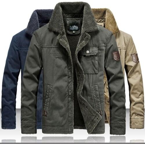 Winter Military Fleece Jacket Men 2020 New Bomber Jackets Coats Mens Outdoor Thermal Windbreaker Stand Collar Thick Army Coats