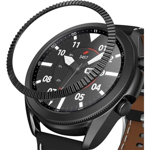 For Galaxy Watch4 Classic Bezel 46mm 42mm Stainless Steel Ring Anti Scratch Protector Cover for Galaxy Watch 3 45mm 41mm Bumper