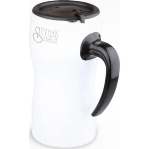 Personalized White Thermos Mug Cup