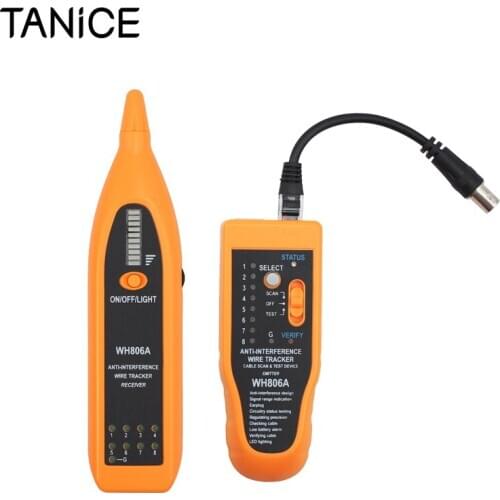 TANiCE Contactless Cable Tester Cable Finder With Network Telephone Cable Search Function BNC Cable Search And Test Function
