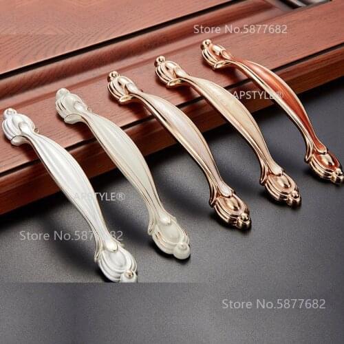 "Dresser Door Knob Kitchen Cabinet Handle Nordic Style 96mm/128mm Zinc Alloy Drawer Cupboard Pull Bathroom Hardware"