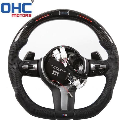 LED Steering Wheel compatible for BMW MW F20 F22,F23 & F45 M Sports F30,F31 4 F32,F33,F36 F87 M2,F80 M3,F82 F83 F15 F34 F20 F2
