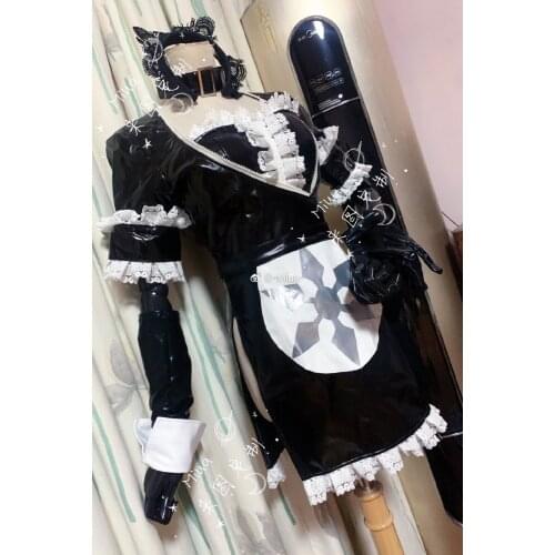 Anime Overlord Solutrion Uniform Maid Lolita Dress Party Outfit Role Play Cosplay Costume Halloween Women Free Shipping 2021 New