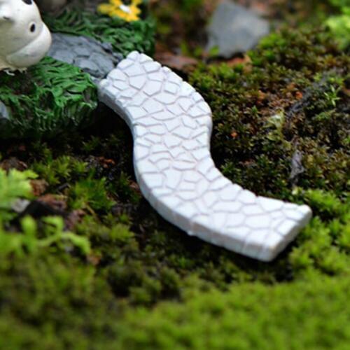 ZOCDOU 1 Piece Ladder Way Road Corridor Stairs Floor Small Figurine Statue Ornament Miniatures Crafts Flower Disk Desk Decor