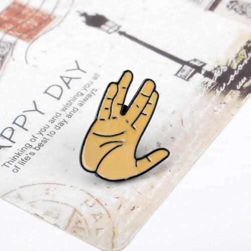 Stars-Trek Brooch And Enamel Pin-Space Lapel Pin Badge Jewelry