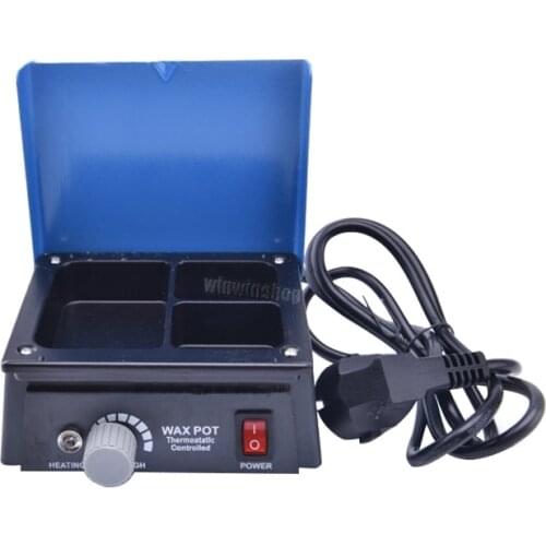 1pcs Dental Wax Heater Pot 3 Tri-Slot Paraffin Equipment Analog Melter Wax Heater