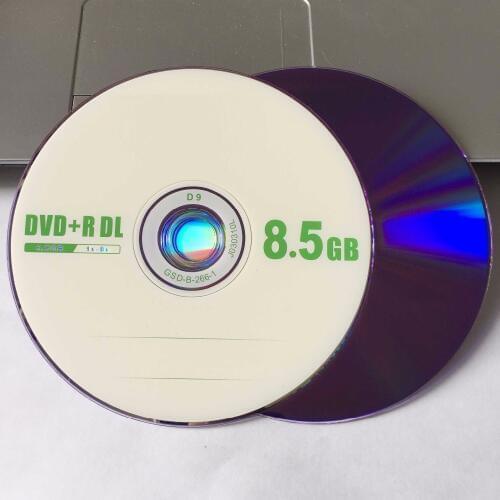 10 discs Grade A X8 8.5 GB Blank Fruit Printed DVD+R DL Disc