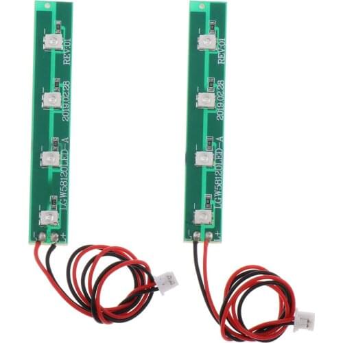 2 Pieces RC X450.0014 Led Light Bar Set for WLTOYS XK X450 RC Aircraft