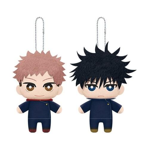 2021 15cm Japanese Anime Plush Jujutsu Kaisen Itadori Yuji Plushie Kawaii Doll Cute Stuffed Anime Figure Toy Jujutsu Plush