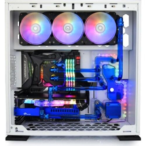 BYKSKI Water Tank For INWIN 303,305 Cases, DDC Res Combo pump, RGB Clear Tank, RGV-INW-303/5-P