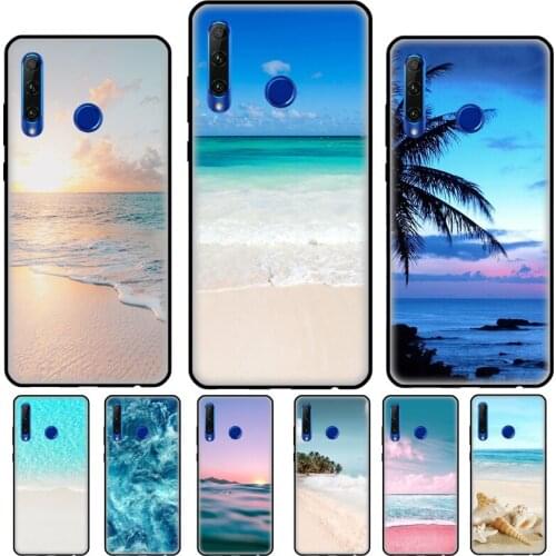 Summer Beach Ocean Waves For Huawei Honor 8X 9X 7X 7C 6A 8A 7S 8S 8 9 10 10X Lite 10i 7A 20 6C 4C Pro Case Cover