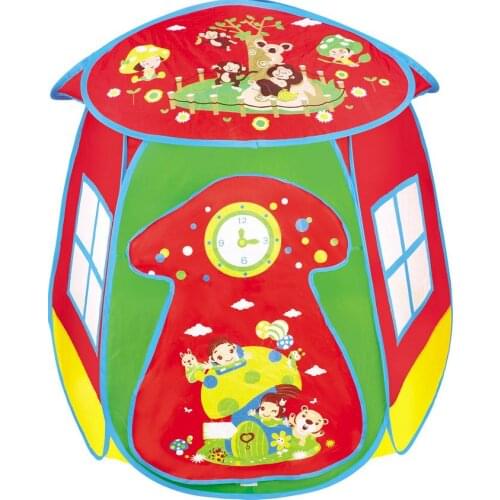 Kids Play Tent Portable Folding Multifunctional Mushroom Tent Foldable Kids Play Tent Playpen Tunnel Play House