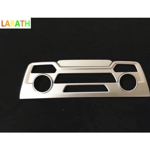 For Honda CRV CR-V 2017 2018 Lamp trim ABS chrome/stainless steel front air conditioning switch parking panel frame volume sound