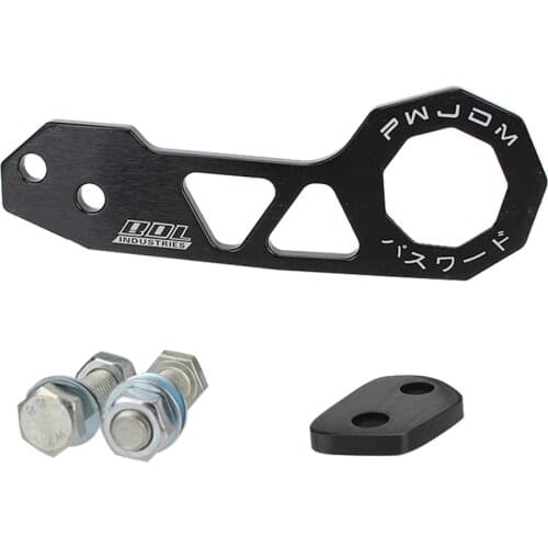 AK-8108 Car Front Trailer Hook Universal Car Auto Rear Bumper Aluminum Alloy Rhombic Towbar Towing Tools for JDM