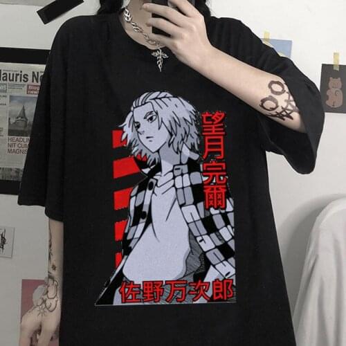 Japanese Anime Tokyo Revengers T Shirt Men Kawaii Harajuku Summer Tops Tokyo Revengers Graphic Tees Cartoon Unisex T-shirt Male