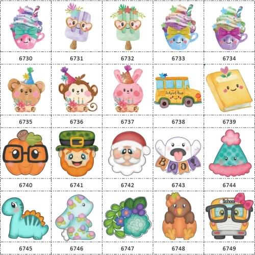 HSDCraft Free shipping 30 pcs planar resin cartoon Series for diy