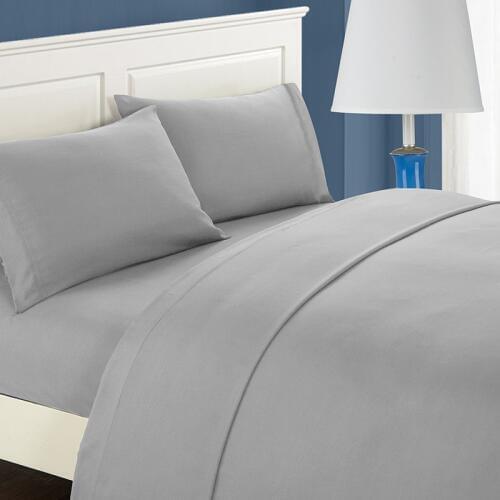 UNIKEA Bed Sheet Set Brushed Microfiber Bedding 3 or 4 Piece Flat Sheet Fitted Sheet and Pillowcase Twin Full Queen King Cal 13