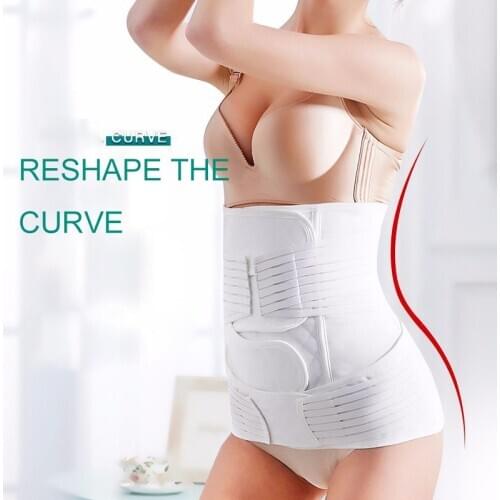 New Body Shaper Waist Trainer Belt Women Postpartum Belly Slimming Underwear Modeling Strap Shapewear Tummy Fitness Corset M XXL