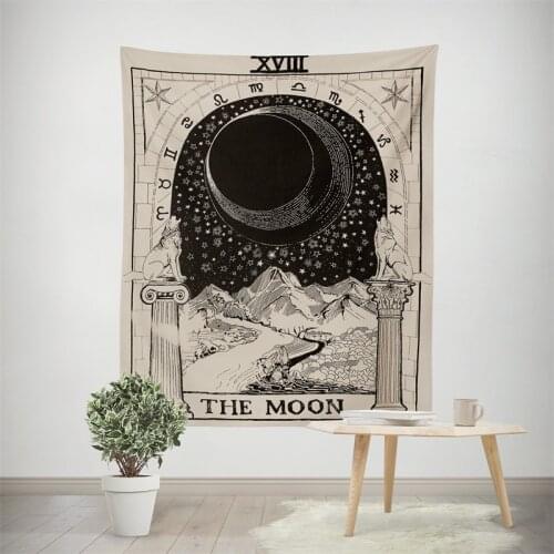 NEW Mandala Tarot Card Tapestry Wall Hanging Astrology Divination Room Decor Wall Carpets Hanging Cloth Background Tapestries