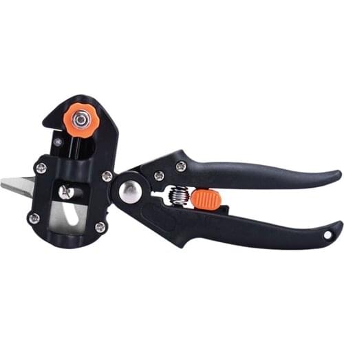 2 in 1 Garden Farming Sickles Scissor Fruit Trees, Grafting scissors Pruner Garden Hand Tools Vaccination Secateurs Scissors