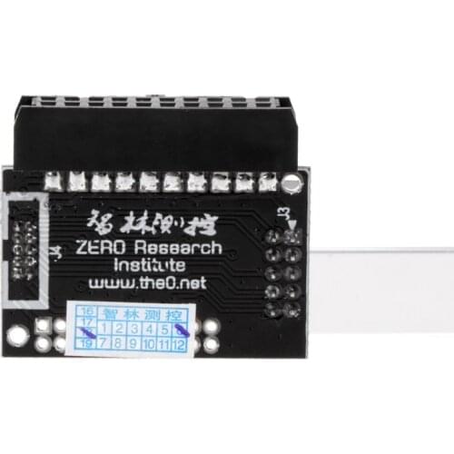 Adapter Board for 20P 2.54 mm JTAG to 10P 2.0mm 1.27mm SWD Interface Converter