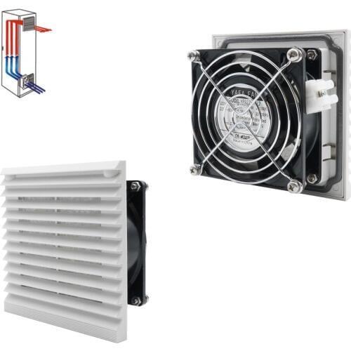 Manufacturer air filter fan/ 116.5mm air filter panel cooling Fan/ RAL 7035 220v Cabinet filter fan FK6621.230