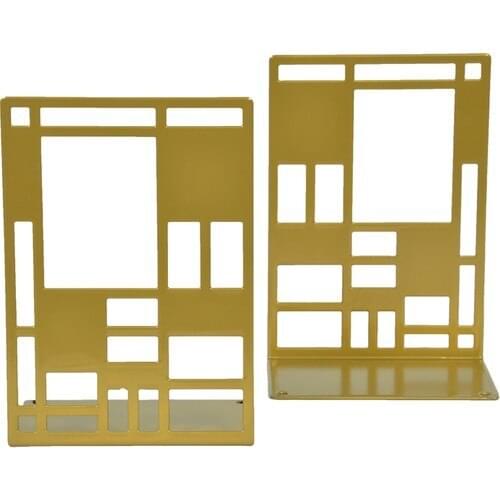 Modern Book Support Holder Dual Set Gold Color