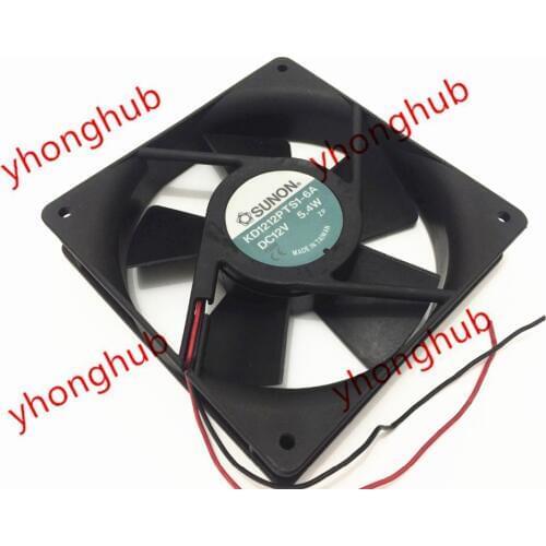SUNON KD1212PTS1-6A B2342.GN DC 12V 5.4W 2-wire 120x120x25mm Server Cooling Fan