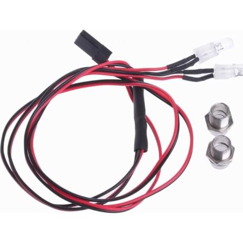 On-Road RC Car LED Night Parts 5mm headlamps headlights LED light Futaba