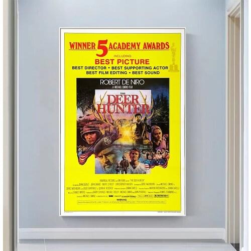 V0903 The Deer Hunter (3) Vintage Classic Movie Wall Silk Cloth HD Poster Art Home Decoration Gift