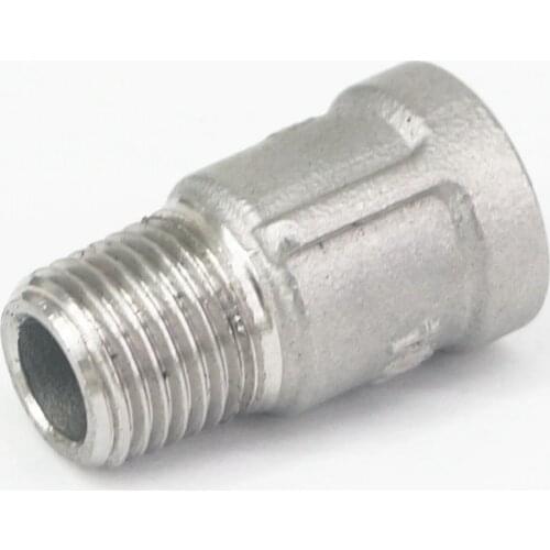 1/4" BSPP Female to BSPT Male Thread 304 Stainless Steel Pipe Fitting Connector water oil air 230 PSI