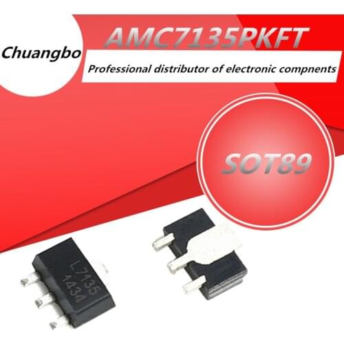 10pcs AMC7135 7135 AMC7135PKFT SOT-89 MEL7135 NEW In Stock